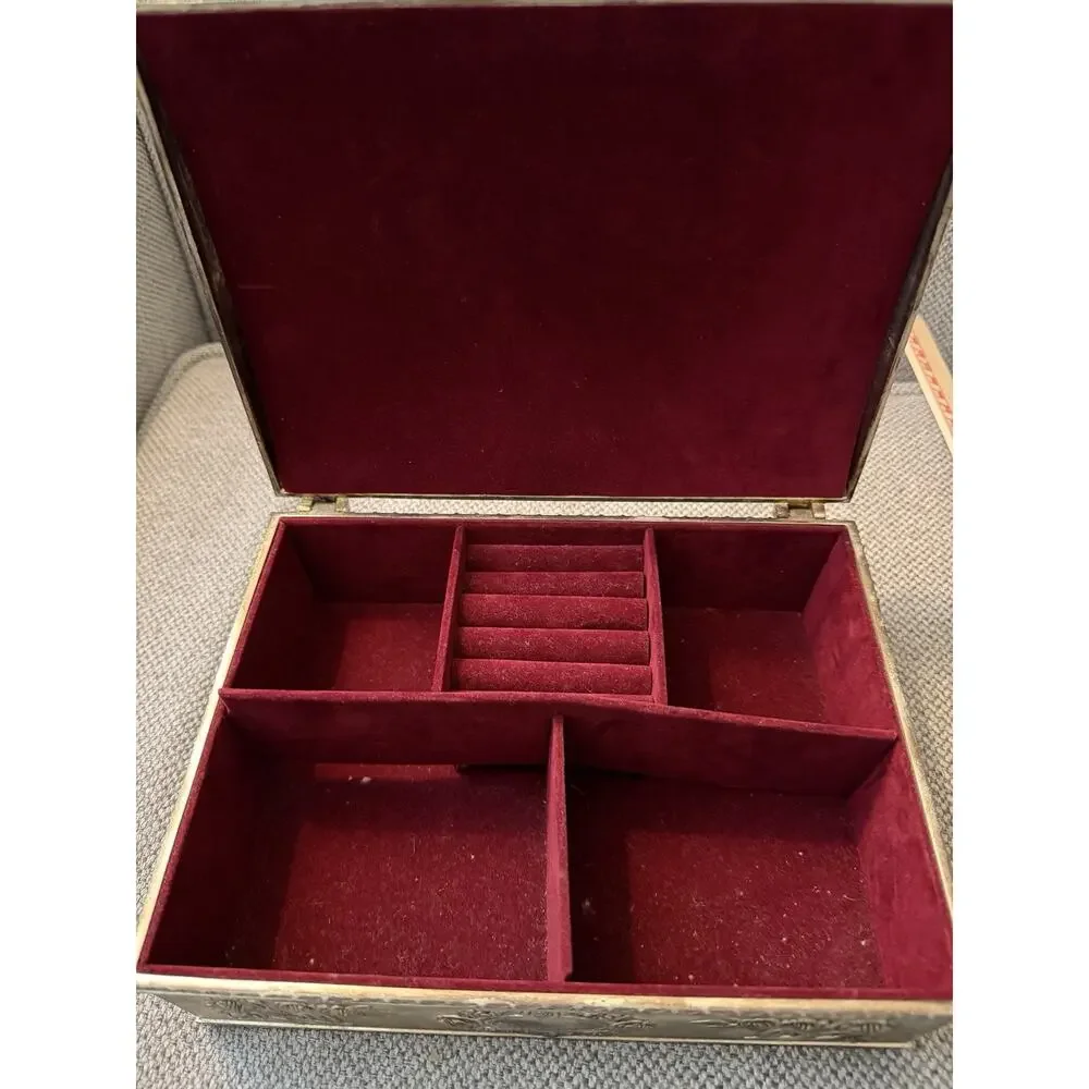 godinger silver plated jewelry box